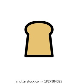 Bread Bakery Foods Icon Logo Vector Illustration. Outline Style.
