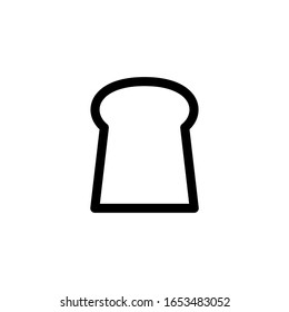 Bread Bakery Foods Icon Vector Illustration. Outline Style.
