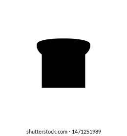 Bread Bakery Icon , Kitchen Template Logo Design Emblem Isolated Illustration , Outline Solid Background White
