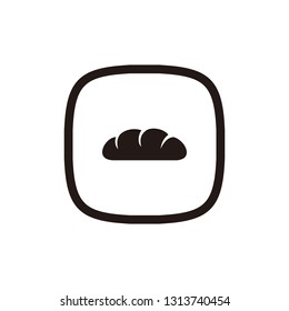 Bread bakery icon sign symbol