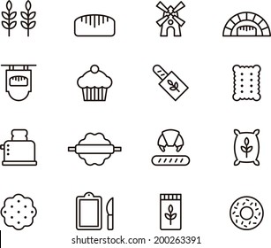 Bread & Bakery icons