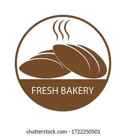 bread, bakery illustration logo vector