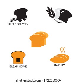 Logotipo del logotipo de la ilustración panadería vectorial