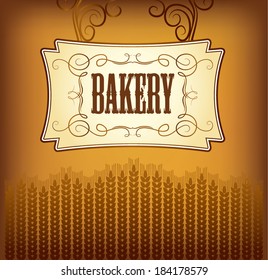 Bread. Bakery. loaf, baguette, baked goods, croissant, cupcake, bagel. labels, pack for bread wheat ear of wheat