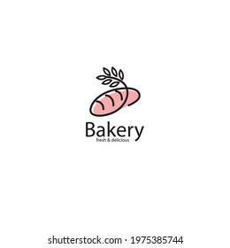 Bread or bakery logo. For businesses in the field of bread or channel logos or bread making courses