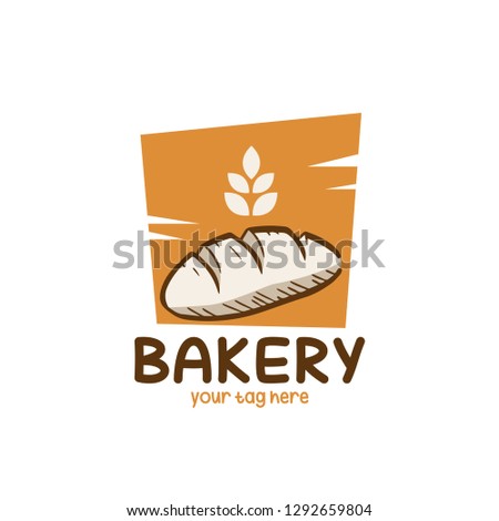 Bread Bakery Logo Design Inspiration Stock Vector Royalty Free