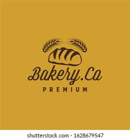 Bread Bakery Logo Design Vector Template