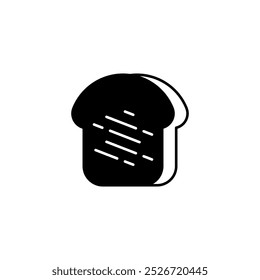 Bread, bakery products food icon. Restaurant line editable sign.  Public catering related icon. Menu category. Vector illustration in modern thin line style.