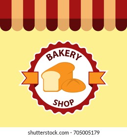 Bread Bakery Shop Logo Design