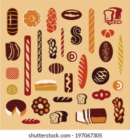 Bread. Bakery. Types of bread