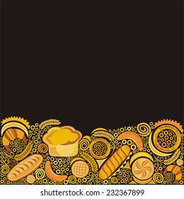 Bread bakery vector illustration