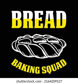 Bread Baking Squad T-Shirt Design