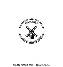 Bread basket logo - vector illustration. Bakery emblem design, Icon or symbol for design menu restaurant, cooking club, food studio or home cooking.