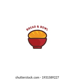 Bread and Bowl | Dual meaning logo combination of food and other goods