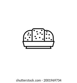 bread in a bowl icon
