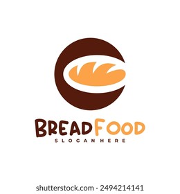 Bread with C logo vector template, Creative Bread logo design concepts