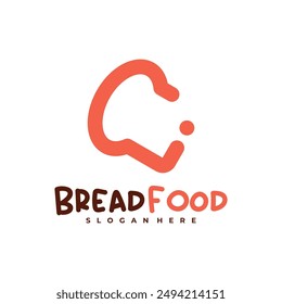 Bread with C logo vector template, Creative Bread logo design concepts