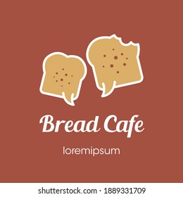 Bread Cafe logo symbol or icon template design