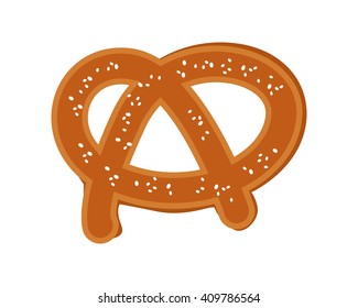 bread cake cookie pretzels icon culinary food dish cuisine image vector