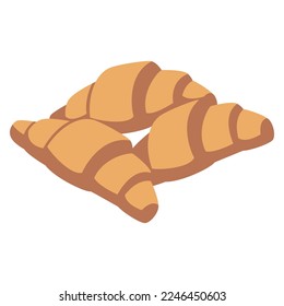 bread and cake vector illustration, graphic design.