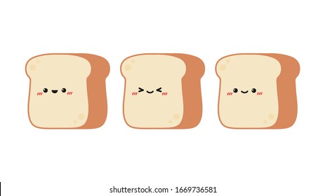 Brotcharakter. Brotsymbol. Tapete. freier Platz für Text. Logo-Design für Brot.