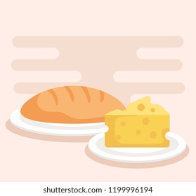 bread with cheese icons