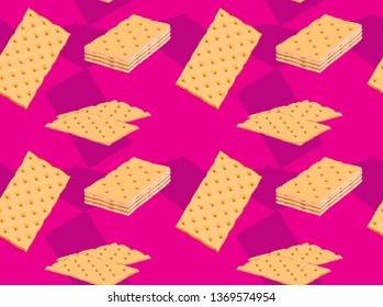 Bread  Crispbread Background Seamless Wallpaper