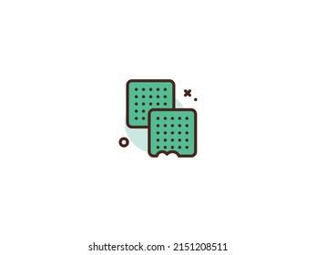Bread Cultural Icons Flat Vectors Vectors. flat icon premium vector. modern and professional. creative symbol. regular used icon. ecommerce design for business .eps
