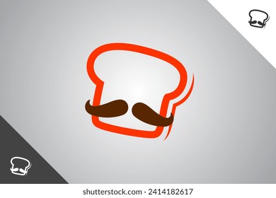 Bread design element. Bakery, cakes and pastries logo identity template. Perfect logo for business related to bakery, cakes and pastries. Isolated background. Vector eps 10