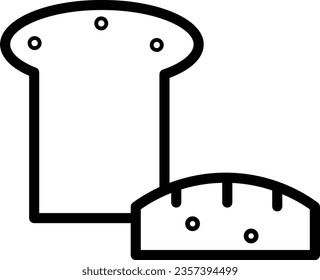 Bread Dinner Holiday Outline Icon