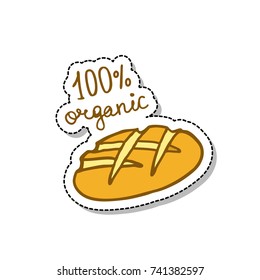 bread doodle icon