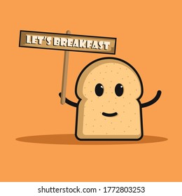 Bread doodle lets have a breakfast