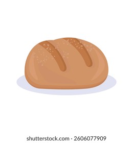 Bread elements vector illustration on white background.