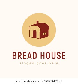 bread factory logo, bread making logo, bread house logo, bread manufacturer, bakery logo