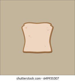 bread flat design illustration.
