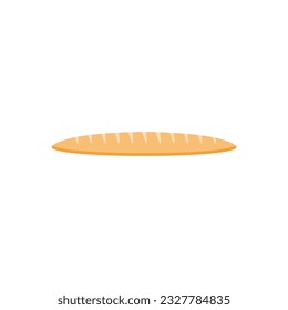 bread flat design vector illustration isolated on white background