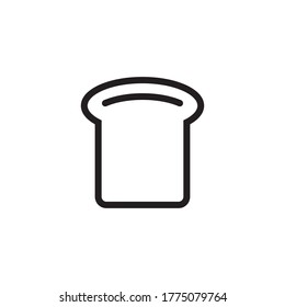 Bread Flat Icon Design Vector Illustration Template