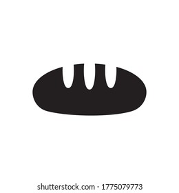 Bread Flat Icon Design Vector Illustration Template