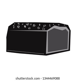 Bread flat illustration on white