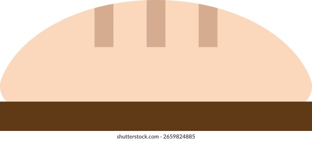 Bread Food Breakfast Icon Vector Flat Illustration