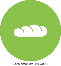 Bread, food, breakfast icon vector image.Can also be used for easter, celebration, observances and holidays. Suitable for mobile apps, web apps and print media.
