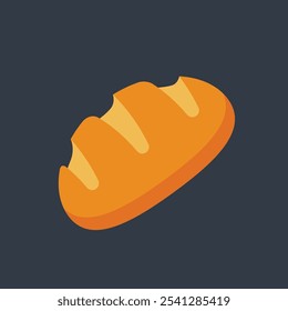 bread food in flat vector design.