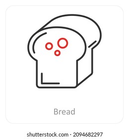 Concepto De Icono De Pan O Comida
