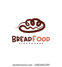 Bread Food logo vector template, Creative Bread logo design concepts