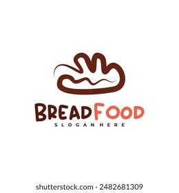 Bread Food logo vector template, Creative Bread logo design concepts