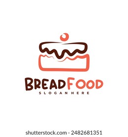 Bread Food logo vector template, Creative Bread logo design concepts