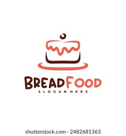 Bread Food logo vector template, Creative Bread logo design concepts