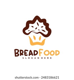 Bread Food logo vector template, Creative Bread logo design concepts