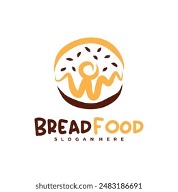 Bread Food logo vector template, Creative Bread logo design concepts