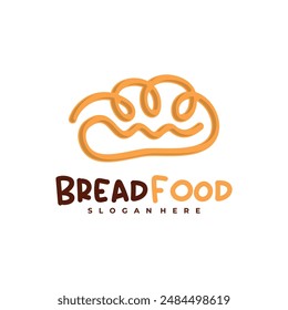 Bread Food logo vector template, Creative Bread logo design concepts